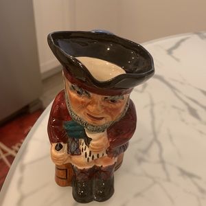 Staffordshire Embossed “Scottie Shorter England”. Handpainted. Also Stamped